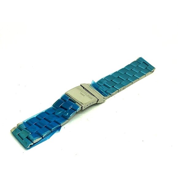 Breitling Men's Watch Replacement Bracelet Silver Stainless Steel Band 2… - Picture 9 of 10